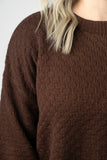 Gianna Pullover Sweater in Brown