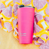 Insulated Stackable Tumbler 26 oz - Dragon Fruit Fuchsia