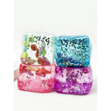 Ocean Glitter Cube Squishy Fidget Toy