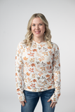 IN STOCK Blair Long Sleeve Top - Harvest Leaves: Small