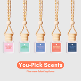 Car Diffusers | NEW | You-Pick Scents | Snarky, Funny: Hot Girls Hit Curbs / No Mylar Bag / Pink Sugar