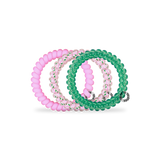 Teleties Spiral Hair Coils | Small | Merry Pinkmas Hair Ties