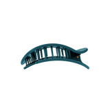 Teal With It Medium Flat Round Hair Clip