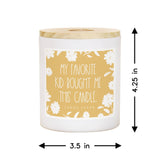 Favorite Kid Mom Gift Soy-Based Candle