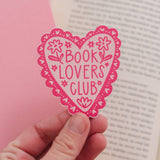 Book Lovers Club Sticker