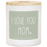 Love You Mom Mom Gift Soy-Based Candle