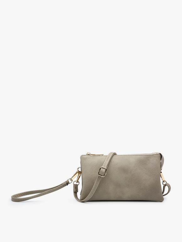 All the Pockets Crossbody in Light Khaki