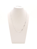 Silver Ashley Necklace: 16"