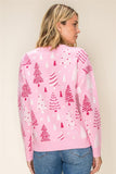 Pink Christmas Tree Sweater