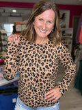 Leopard Crew Neck Sweater