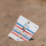 "Free" Patriotic Hair Tie Bracelets: Medium