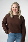 Gianna Pullover Sweater in Brown