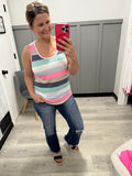 Summer Stripe Ultra Soft Tank
