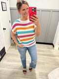 Sunshine Striped Sweater Top