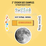 I Don't Like Morning People Sticker Vinyl Decal: 3"