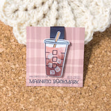 Iced Coffee Magnetic Bookmark