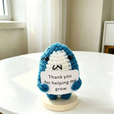 Handmade Crochet Animal Figurine Desk Ornament Home Decor: Chubby Bee Figurine