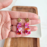 Paradise Pink Mia Mini Earrings