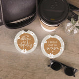 Allergic Stupidity Sarcasm Funny Car Coaster Set