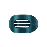 Teal With It Medium Flat Round Hair Clip