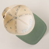 EXPENSIVE and DIFFICULT Embroidered Trucker Hat: SAGE / One Size