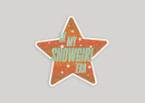 In My Showgirl Era Taylor Swift Star Glitter Sticker