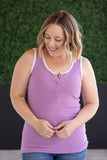 Shiloh Snap Tank in Purple