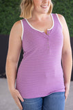 Shiloh Snap Tank in Purple