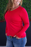 Larissa Long Sleeve in Red