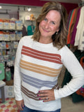 Fall Breeze Striped Sweater