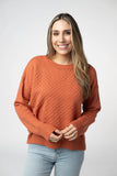 Gianna Pullover Sweater in Pumpkin