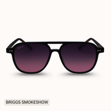 Briggs - Women's Polarized Small/ Medium Aviator: Purple