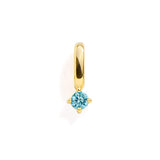 Birthstone Charm: Peridot / Silver