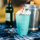 Insulated Stackable Tumbler 16 oz - Paradise Blue