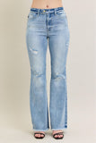 Date Night Distressed Flare Judy Blue Denim