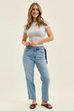 Harley Mid Rise Straight Leg Judy Blue Denim
