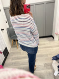 Spring Crochet Stripe Top
