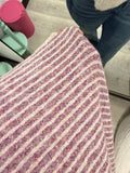 Ultra Soft Stripe Sweater in Berry