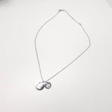 Dog Mom Necklace: Silver