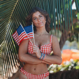 "Free" Patriotic Hair Tie Bracelets: Medium