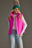 Spicy Bright Pink Puffer Vest