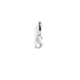 Letter Charm: Silver / S
