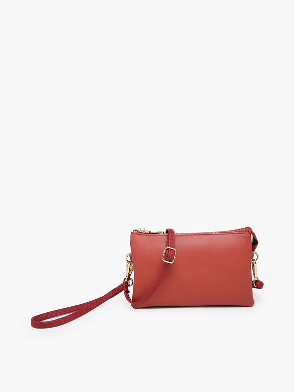 All the Pockets Crossbody in Brick