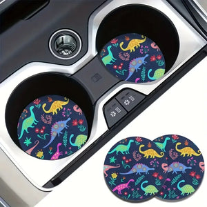 Dino Car Coaster Set