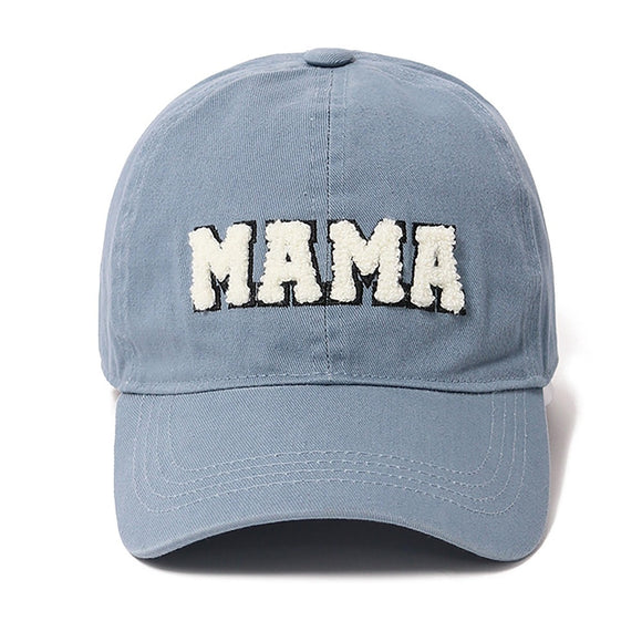 Mama Hat in Dusty Blue