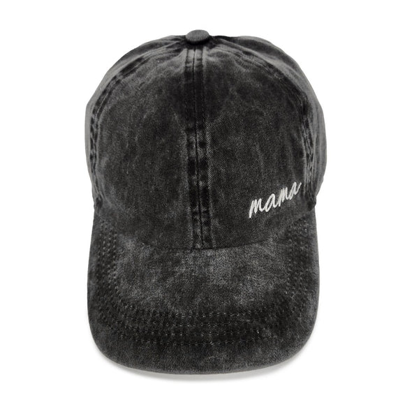 Script Mama Hat in Black