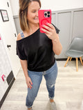 Off Shoulder Top in Black