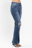 Elise Distressed Boot Cut Judy Blue Denim