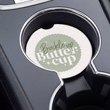Buckle Buttercup Checkers Funny Car Coaster Set