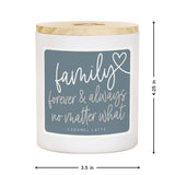 Family Forever Blue Candle